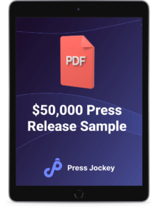 Press-Jockey-$50k-press-release-sample